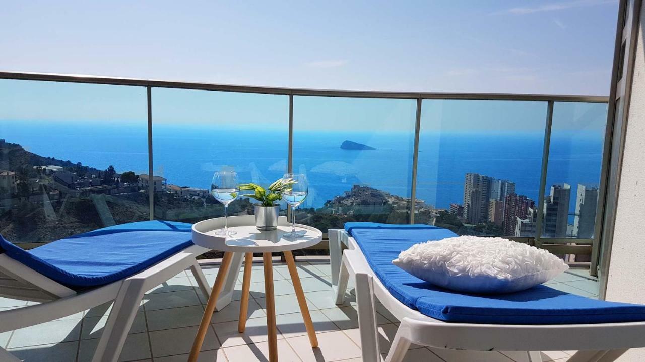 Highrise Apartment With Private Terrace & Sea Views - 34Th Floor ベニドルム エクステリア 写真